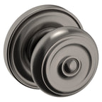 Baldwin Hardware Perilla 5020 Colonial con Roseta 5048 — Níquel grafito Lifetime — Paso
