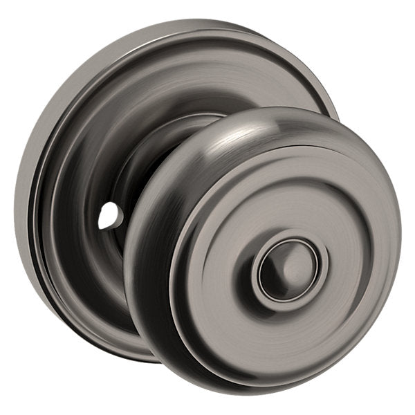 Baldwin Hardware Perilla 5020 Colonial con Roseta 5048 — Níquel grafito Lifetime — Privacidad