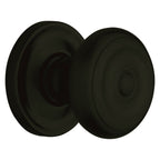 Baldwin Hardware Perilla 5020 Colonial con Roseta 5048 — Negro satinado — Dummy completo