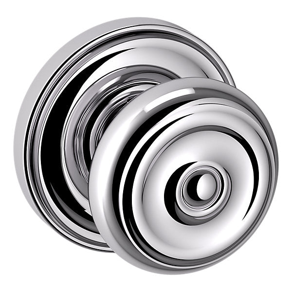 Baldwin Hardware Perilla 5020 Colonial con Roseta 5048 — Cromo pulido — Dummy completo