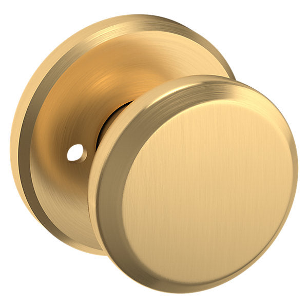 Baldwin Hardware Perilla 5023 con Roseta R016 — Latón satinado Lifetime — Privacidad