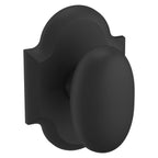 Baldwin Hardware Perilla 5024 con Roseta R030 — Negro satinado — Paso