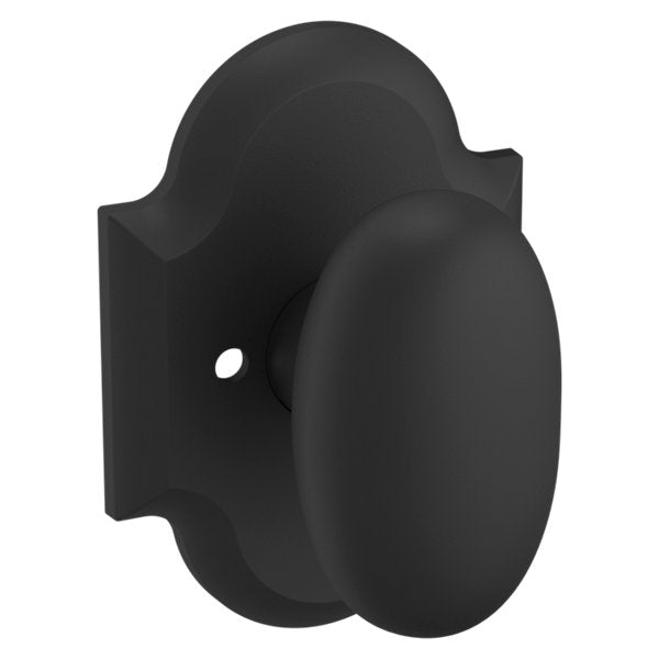 Baldwin Hardware Perilla 5024 con Roseta R030 — Negro satinado — Privacidad