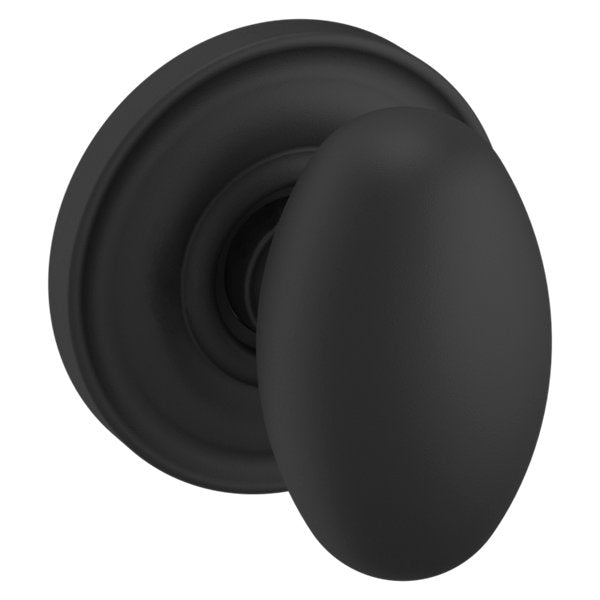 Baldwin Hardware Perilla 5025 con Roseta 5048 — Negro satinado — Paso
