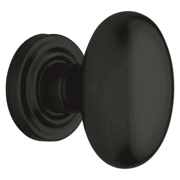 Baldwin Hardware Perilla 5025 con Roseta 5048 — Negro satinado — Dummy completo