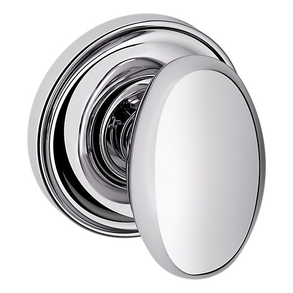Baldwin Hardware Perilla 5025 con Roseta 5048 — Cromo pulido — Paso