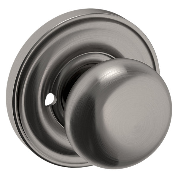 Baldwin Hardware Perilla 5030 con Roseta 5048 — Níquel grafito Lifetime — Privacidad