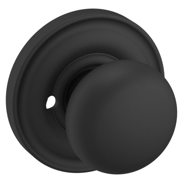 Baldwin Hardware Perilla 5030 con Roseta 5048 — Negro satinado — Privacidad