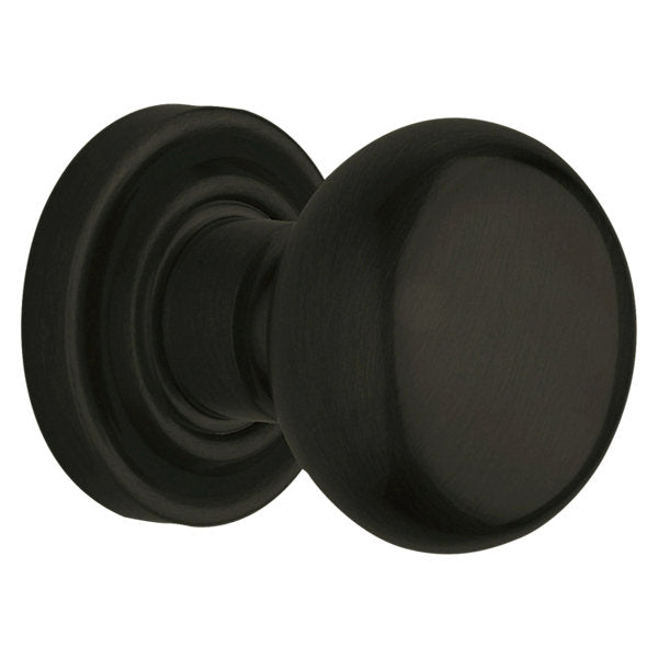 Baldwin Hardware Perilla 5030 con Roseta 5048 — Negro satinado — Dummy completo