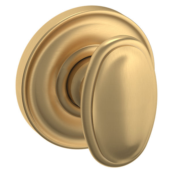 Baldwin Hardware Perilla 5057 con Roseta 5048 — Latón vintage — Paso