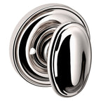 Baldwin Hardware Perilla 5057 con Roseta 5048 — Níquel pulido Lifetime — Privacidad