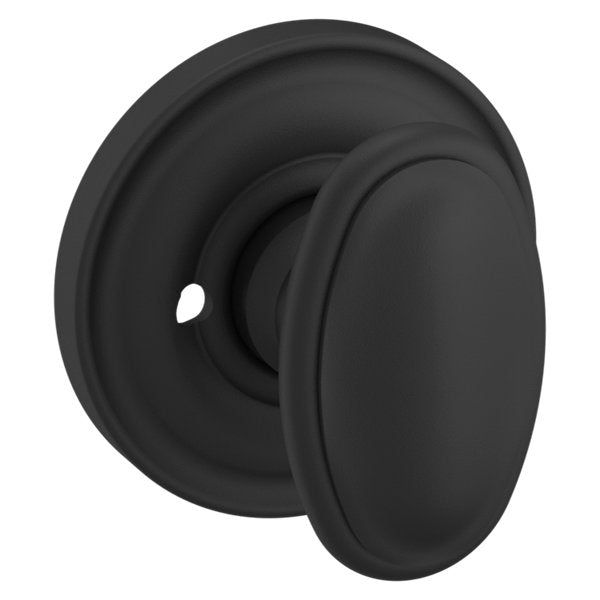 Baldwin Hardware Perilla 5057 con Roseta 5048 — Negro satinado — Privacidad