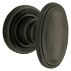 Baldwin Hardware Perilla 5057 con Roseta 5048 — Negro satinado — Dummy completo