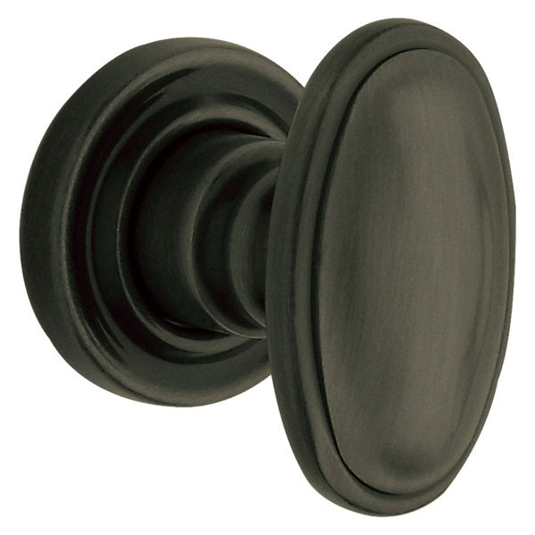 Baldwin Hardware Perilla 5057 con Roseta 5048 — Negro satinado — Dummy completo