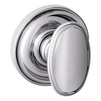 Baldwin Hardware Perilla 5057 con Roseta 5048 — Cromo pulido — Dummy completo