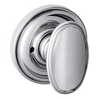 Baldwin Hardware Perilla 5057 con Roseta 5048 — Cromo pulido — Privacidad