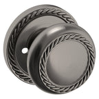 Baldwin Hardware Perilla 5064 con Roseta 5004 — Níquel grafito Lifetime — Privacidad