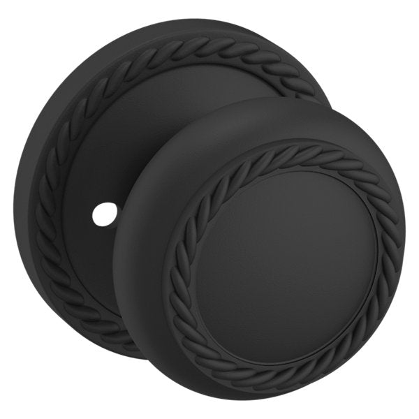 Baldwin Hardware Perilla 5064 con Roseta 5004 — Negro satinado — Privacidad