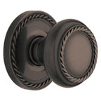 Baldwin Hardware Perilla 5064 con Roseta 5004 — Negro satinado — Dummy completo