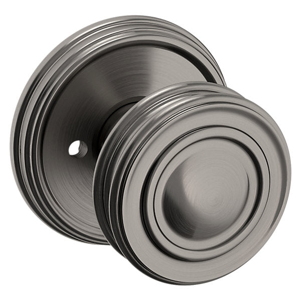Baldwin Hardware Perilla 5066 con Roseta 5078 — Níquel grafito Lifetime — Privacidad