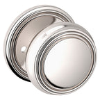Baldwin Hardware Perilla 5068 con Roseta 5070 — Níquel pulido Lifetime — Privacidad