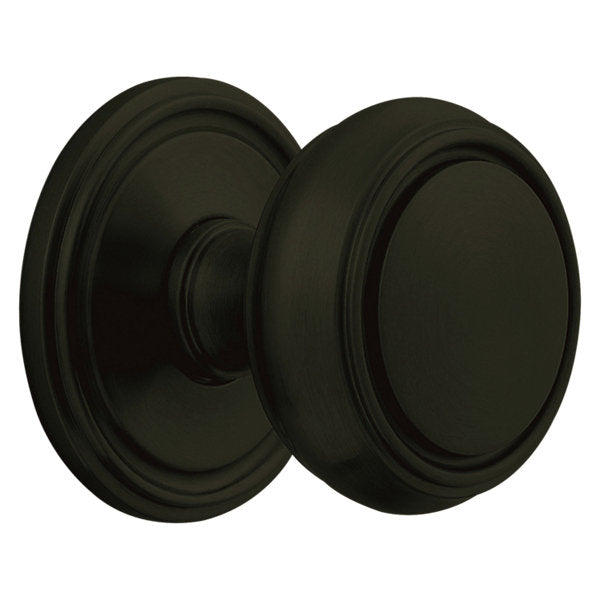 Baldwin Hardware Perilla 5068 con Roseta 5070 — Negro satinado — Dummy completo