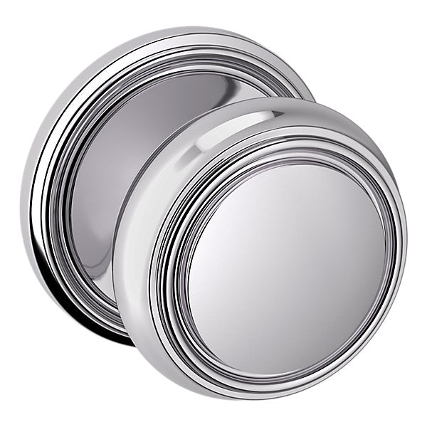 Baldwin Hardware Perilla 5068 con Roseta 5070 — Cromo pulido — Dummy completo