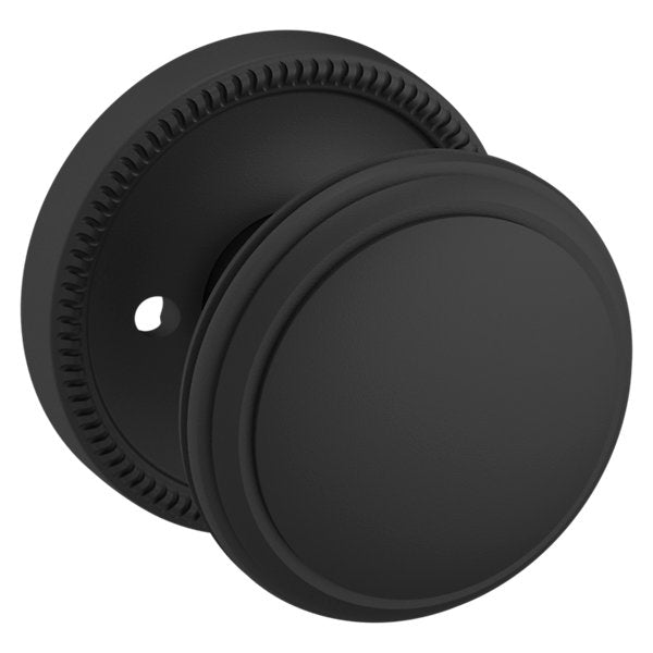 Baldwin Hardware Perilla 5069 con Roseta 5076 — Negro satinado — Privacidad
