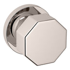Baldwin Hardware Perilla 5073 con Roseta 5046 — Níquel pulido Lifetime — Dummy completo