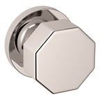 Baldwin Hardware Perilla 5073 con Roseta 5046 — Níquel pulido Lifetime — Privacidad