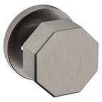 Baldwin Hardware Perilla 5073 con Roseta 5046 — Níquel grafito Lifetime — Privacidad