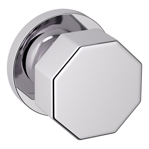 Baldwin Hardware Perilla 5073 con Roseta 5046 — Cromo pulido — Paso