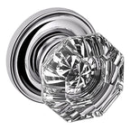 Baldwin Hardware Perilla 5080 Fillmore con Roseta 5048 — Cromo pulido — Paso
