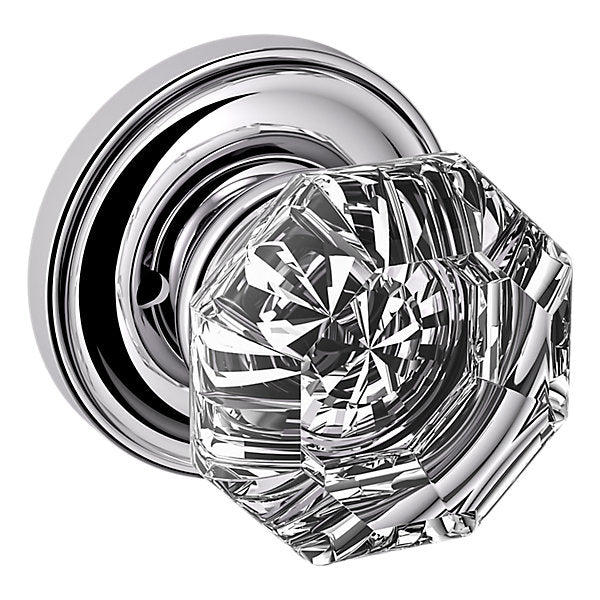 Baldwin Hardware Perilla 5080 Fillmore con Roseta 5048 — Cromo pulido — Privacidad