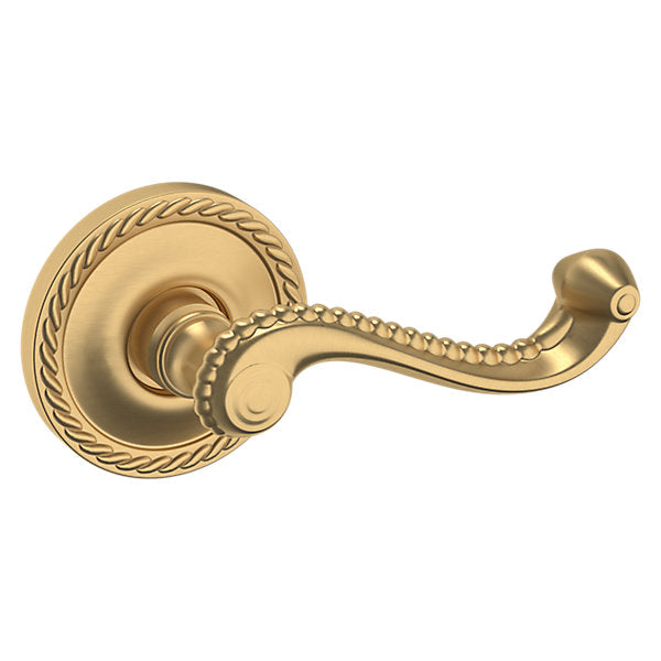 Baldwin Hardware Manija 5104 con Roseta 5004 — Latón vintage — Paso