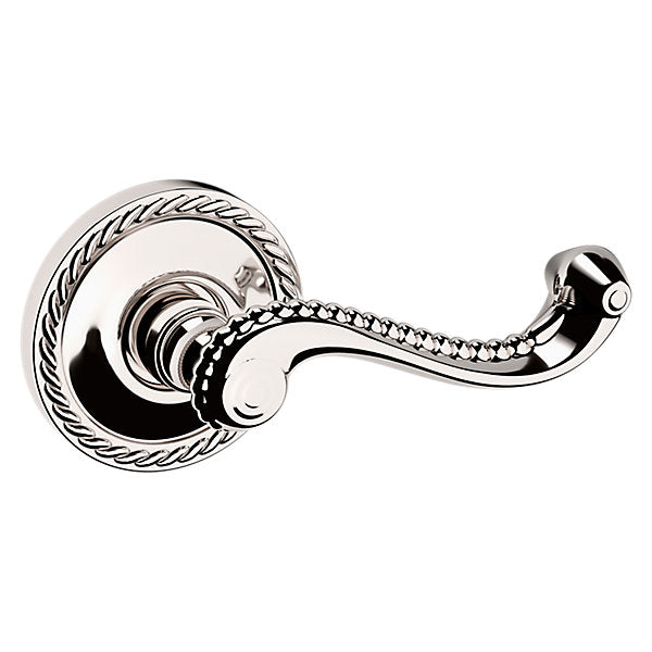 Baldwin Hardware Manija 5104 con Roseta 5004 — Níquel pulido Lifetime — Paso