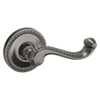 Baldwin Hardware Manija 5104 con Roseta 5004 — Níquel grafito Lifetime — Paso