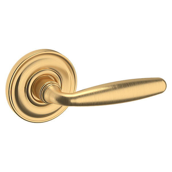 Baldwin Hardware Manija 5106 con Roseta 5048 — Latón satinado Lifetime — Paso