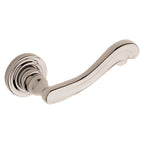 Baldwin Hardware Manija 5108 con Roseta 5048 — Níquel pulido Lifetime — Dummy completo