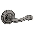 Baldwin Hardware Manija 5108 con Roseta 5048 — Níquel grafito Lifetime — Paso