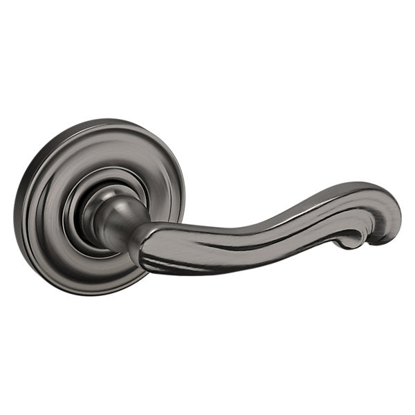 Baldwin Hardware Manija 5108 con Roseta 5048 — Níquel grafito Lifetime — Paso