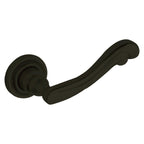 Baldwin Hardware Manija 5108 con Roseta 5048 — Negro satinado — Paso