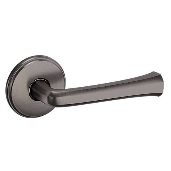 Baldwin Hardware Manija 5112 con Roseta 5075 — Níquel grafito Lifetime — Paso