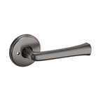 Baldwin Hardware Manija 5112 con Roseta 5075 — Níquel grafito Lifetime — Privacidad