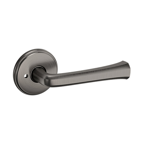 Baldwin Hardware Manija 5112 con Roseta 5075 — Níquel grafito Lifetime — Privacidad