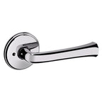 Baldwin Hardware Manija 5112 con Roseta 5075 — Cromo pulido — Privacidad