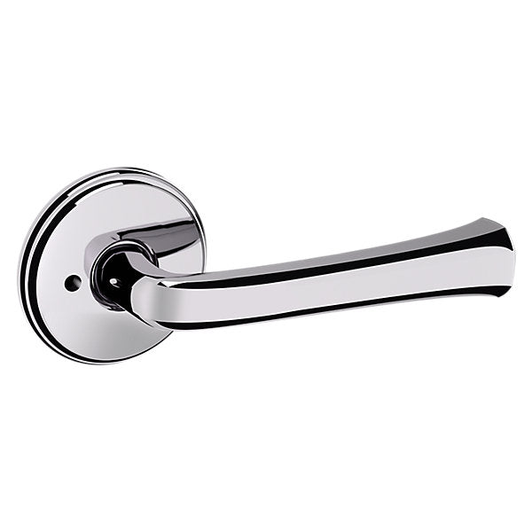 Baldwin Hardware Manija 5112 con Roseta 5075 — Cromo pulido — Privacidad