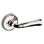 Baldwin Hardware Manija 5113 con Roseta 5078 — Níquel pulido Lifetime — Privacidad