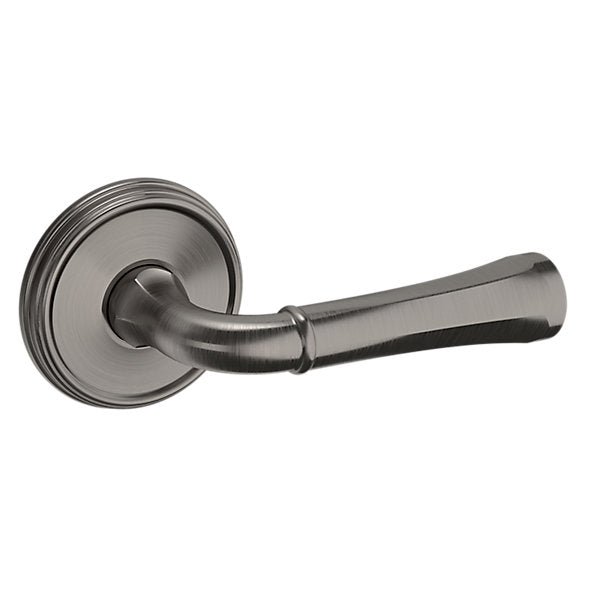 Baldwin Hardware Manija 5113 con Roseta 5078 — Níquel grafito Lifetime — Paso