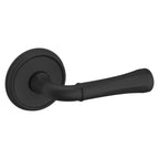 Baldwin Hardware Manija 5113 con Roseta 5078 — Negro satinado — Paso